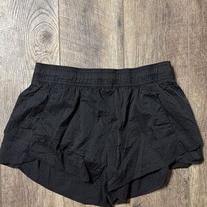 Avia Textured Black Women's Athletic Shorts